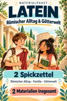 Vorschau - Poster - Latein – Römischer Alltag & Götterwelt – 2 Materialien - Deckblatt