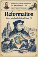 Vorschau - Arbeitsblätter - Reformation Klasse 7-8 Materialpaket - Deckblatt