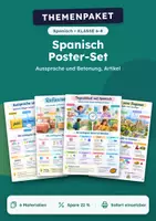 Vorschau - Poster - Aussprache und Betonung, Poster-Set Spanisch, Klasse 6-8 - Deckblatt
