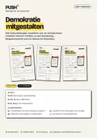 Vorschau - Stundenentwürfe - Demokratie Materialpaket: Petition, Bürgerentscheid, Gesetzgebung – Kl. 7–10 - Deckblatt