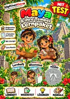 Vorschau - Test - Materialpaket: Maya & ihre Tempel – Zeitreise Sachunterricht - Deckblatt