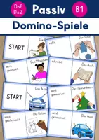 Vorschau - Arbeitsblätter - Passiv - Spiele | Domino | B1 | DaF DaZ - Deckblatt