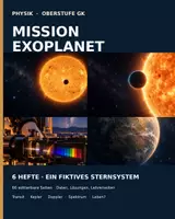Vorschau - Unterrichtsreihen - Mission Exoplanet | Physik · Oberstufe Grundkurs | 6er-Bundle mit Lösungen und Lehrkraftteilen - Deckblatt