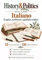 anteprima - Esercizi - Logica, scrittura e giudizio critico – 15 fascicoli di Italiano, III sec. I grado - Pagina di copertina