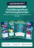 Vorschau - Stundenentwürfe - Vertretungs-Set Fachübergreifend (Teil 2), Klasse 7-8 - Deckblatt