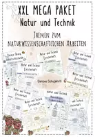 Vorschau - Stundenentwürfe - Naturwissenschaftliches Arbeiten - Versuche für ganzes Schuljahr | Natur und Technik 5 | XXL Materialpaket - Deckblatt