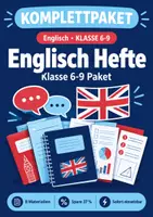 Vorschau - Arbeitsblätter - Englisch Klasse 6-9 Hefte Paket - Deckblatt