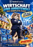 Vorschau - Unterrichtsreihen - Wirtschaft und Arbeitswelt – das TacticalTeacher-Sparpaket für Klasse 5–8 - Deckblatt
