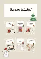 Vorschau - Arbeitsblätter - Materialpaket Wichtel - Briefe, Lese-Adventskalender, Ausmalbilder, Schleichdiktat.... - Deckblatt