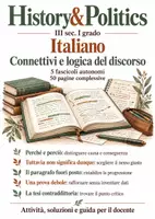 anteprima - Esercizi - Connettivi e logica del discorso – 5 fascicoli di Italiano, III sec. I grado - Pagina di copertina