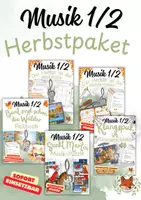 Vorschau - Stundenentwürfe - Musik Klasse 1/2: Herbstpaket I Materialpaket mit ausgearbeiteten Unterrichtsstunden - Deckblatt