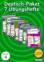 Vorschau - Arbeitsblätter - Deutsch Klasse 4 Paket | Lange Selbstlaute, Lesen mit Ausdruck, Lügengeschichten - Deckblatt