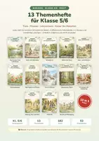 Vorschau - Arbeitsblätter - Biologie Klasse 5/6 – 13 Themenhefte mit Lösungen (Paket) - Deckblatt