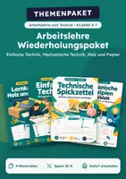 Vorschau - Arbeitsblätter - Technik, Wiederholungspaket Arbeitslehre, Klasse 5-7 - Deckblatt