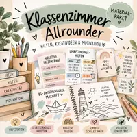 Vorschau - Fördermaterial/Inklusion - Klassenzimmer-Allrounder – Hilfen, Kreativideen & Motivation - Deckblatt