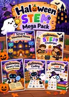 Προεπισκόπηση - Φύλλα εργασίας - Halloween Pack | Coding, Binary Code, Logic & STEM Challenges - Εξώφυλλο