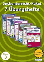 Vorschau - Arbeitsblätter - Sachunterricht Klasse 3 Paket | Schwimmen und Sinken, Fahrrad und Roller, Das Auge - Deckblatt