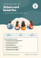 Vorschau - Stundenentwürfe - Kooperatives Lernen Klasse 5 bis 10 | 5 Methodenhefte 80 Seiten | Individuelle Verantwortlichkeit sichern, Reflexion, die etwas bringt, Peer-Feedback lernen | Zusammen denken Paket 6: Sichern und bewerten - Deckblatt