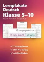 Vorschau - Poster - Deutsch Lernplakate Klasse 5–10 Realschule – Gesamtpaket mit 71 Postern - Deckblatt