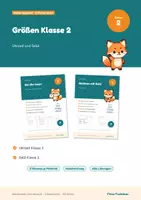 Vorschau - Arbeitsblätter - Größen Klasse 2 im Paket – Uhrzeit und Geld (Euro und Cent), differenziert mit Lösungen - Deckblatt