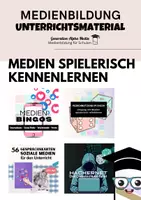 Vorschau - Spiele - Materialpaket - Medien spielerisch kennenlernen - Deckblatt