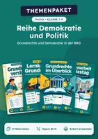 Vorschau - Arbeitsblätter - Themenreihe Demokratie und Politik, Klasse 7-8 - Deckblatt