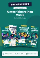 Vorschau - Stundenentwürfe - Unterrichtsreihen Musik, Paket mit 8 Materialien, Klasse 10 - Deckblatt