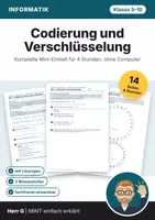 Vorschau - Stundenentwürfe - Codierung & Verschlüsselung · komplette Einheit Jg. 5–10 - Deckblatt