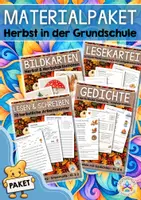 Vorschau - Arbeitsblätter - Materialpaket: Herbst in der Grundschule - Deckblatt