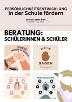 Vorschau - Arbeitsblätter - Materialpaket - Beratung von Schülerinnen und Schülern - Deckblatt