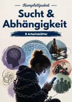Vorschau - Arbeitsblätter - Sucht & Abhängigkeit –Bundle Drogen & Prävention - Deckblatt