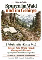 Vorschau - Arbeitsblätter - Cryptide Wald und Gebirge Bundle Klasse 9-10 - Deckblatt
