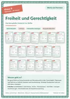Vorschau - Stundenentwürfe - Materialpaket: Freiheit und Gerechtigkeit – die komplette Reihe - Deckblatt
