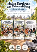 Vorschau - Unterrichtsreihen - Medien, Demokratie & Meinungsbildung – PoWi-Bundle | Social Media, Journalismus, Fake News & Faktencheck - Deckblatt