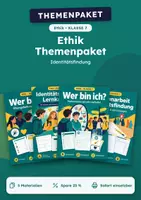 Vorschau - Arbeitsblätter - Identitätsfindung, Themenpaket Ethik, Klasse 7 - Deckblatt
