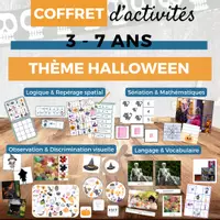 Aperçu - Apprentissages en autonomie - Kit pédagogique Halloween - Page de couverture