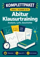 Vorschau - Arbeitsblätter - Abitur Klausurtraining: Analysis, Lyrik, Geschichte - Deckblatt
