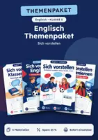 Vorschau - Arbeitsblätter - Sich vorstellen, Themenpaket Englisch, Klasse 5 - Deckblatt