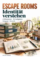 Vorschau - Stundenentwürfe - Identität verstehen | 4 Escape Rooms Pädagogik | Erikson, Mead, Identitätsarbeit & Medien - Deckblatt