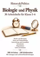 Vorschau - Arbeitsblätter - Biologie und Physik: 30 Arbeitshefte Klasse 5–6 - Deckblatt