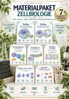 Vorschau - Unterrichtsreihen - Zellbiologie Komplettpaket – 7 Unterrichtseinheiten | Zellen, Organellen, Biomembranen, Osmose, Mitose & Stammzellen - Deckblatt
