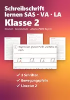Vorschau - Arbeitsblätter - Schreibschrift lernen Klasse 2 Paket: Schulausgangsschrift SAS, Vereinfachte Ausgangsschrift VA, Lateinische Ausgangsschrift LA | Deutsch - Deckblatt