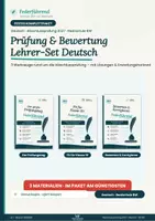 Vorschau - Unterrichtsreihen - Prüfungsvorbereitung & Lehrer-Werkzeuge Deutsch Klasse 9/10 – Prüfungstag, Diagnose & Korrektur-Set | RS BW | Federführend - Deckblatt