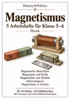 Vorschau - Arbeitsblätter - Magnetismus: 5 Arbeitshefte Klasse 5–6 - Deckblatt