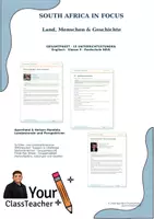 Vorschau - Stundenentwürfe - South Africa in Focus – 15 differenzierte Unterrichtsstunden - Deckblatt