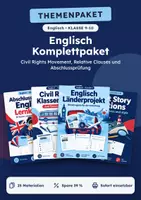 Vorschau - Arbeitsblätter - Civil Rights Movement, Komplettpaket Englisch, Klasse 9-10 - Deckblatt