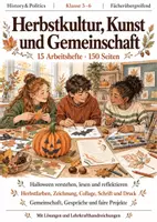 Vorschau - Arbeitsblätter - Herbstkultur und Kunst 15 Arbeitshefte Klasse 5–6 - Deckblatt