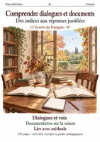Aperçu - Feuilles d'exercices - Compréhension écrite 6e : 15 livrets de français sur les dialogues, documents et méthodes - Page de couverture