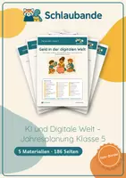 Vorschau - Stundenentwürfe - KI und Digitale Welt – Jahresplanung Klasse 5 - Deckblatt