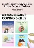 Vorschau - Mal- und Bastelvorlagen - Materialpaket - Beratung: Coping Skills - Deckblatt